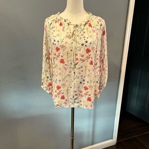 Velvet by Graham & Spencer Multicolor Floral Blouse